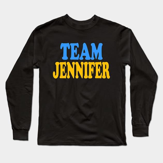 Team Jennifer Long Sleeve T-Shirt by TTL